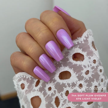 Gel Polish • 744 Soft Plum (transparent) • 21FREE