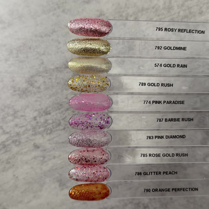 Gel Polish • 574 Gold Rain (transparent) • 21FREE